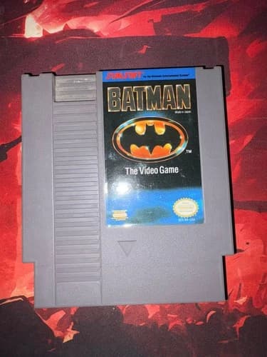 SUNSOFT Nintendo NES Batman The Video Game Cartridge NES-B4-USA Tested Works