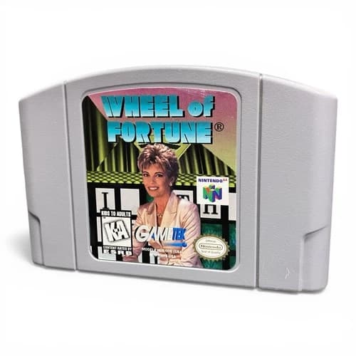 Wheel of Fortune (Nintendo 64, N64, 1997) - Authentic - Tested