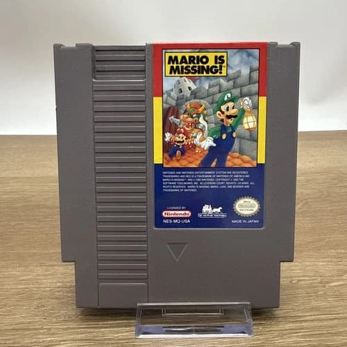 Mario is Missing (Nintendo Entertainment System, 1993) Tested Working