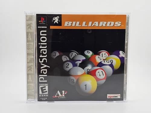 Sony Playstation 1 PS1 Billiards CIB Cleaned & Tested