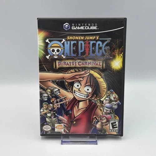 One Piece: Pirates' Carnival (Nintendo GameCube, 2006) Complete With Manual