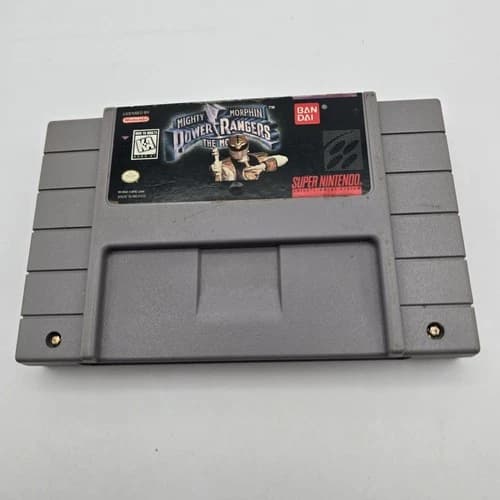 Mighty Morphin Power Rangers: The Movie (SNES Super Nintendo) Game Cartridge
