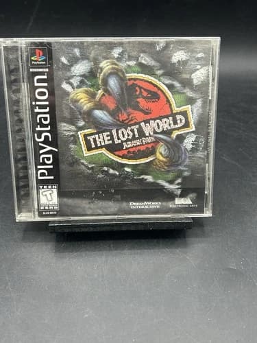 The Lost World Jurassic Park Playstation PS1 Complete CIB Holo-Cover