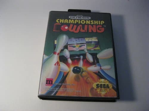 Championship Bowling Sega Genesis complete