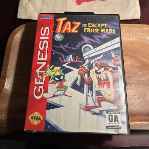 Taz In Escape From Mars SEGA GENESIS ( Complete )