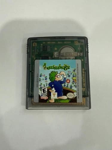 E166 Lemmings (Nintendo Game Boy Color, 2000) - Authentic - Tested