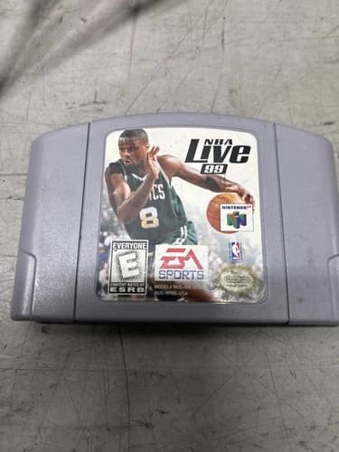 NBA Live 99 - Nintendo N64 Game EA Sports Antoine Walker Cartridge Only