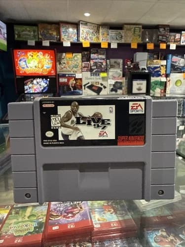 NBA Live 97 - Super Nintendo SNES - Tested