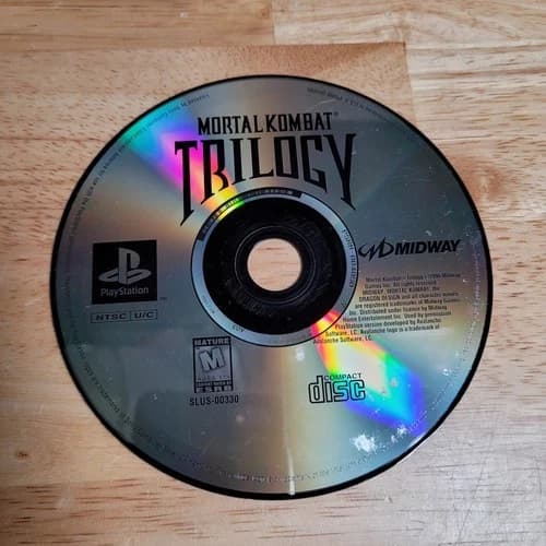 Mortal Kombat Trilogy PS1 Sony PlayStation 1, 1996 Disc Only – Tested