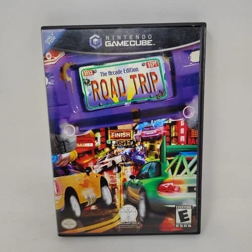 Road Trip: The Arcade Edition (Nintendo GameCube, 2004) CIB Complete With Manual