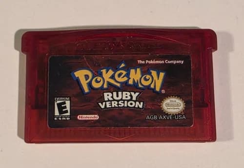 Pokémon: Ruby Version (Game Boy Advance GBA, 2003) ☆ Authentic ☆ Saves ☆
