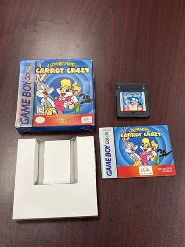 Coll/VTG: (CIB) 1998 Looney Tunes: Carrot Crazy For Nintendo Game Boy Color