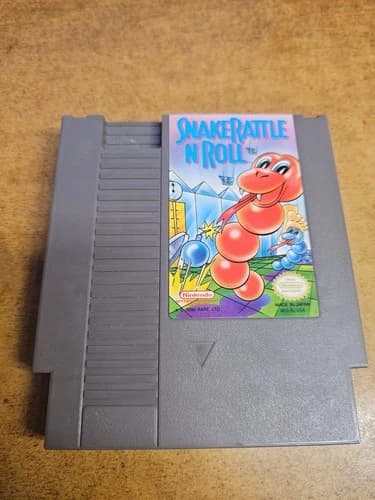 Snake Rattle 'n' Roll (Nintendo Entertainment System, 1991)(TESTED)