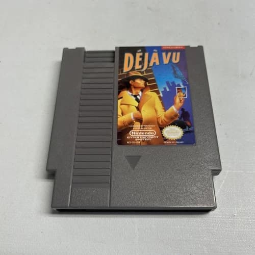 Deja Vu (Nintendo Entertainment System NES, 1990) Authentic Cartridge Only