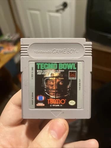 Tecmo Bowl (Nintendo Game Boy, 1991) Cart Only Very Good+