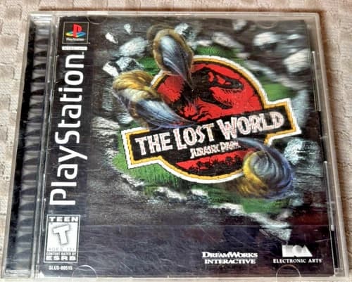 Jurassic Park The Lost World Black Label PS1 Sony Playstation 1 GAME 1997 Rare