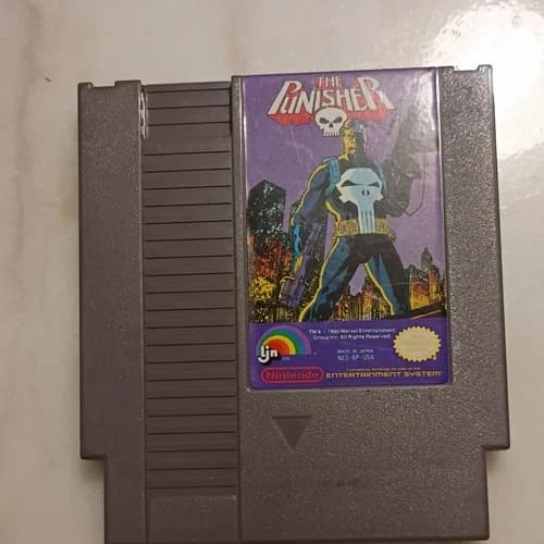 LJN The Punisher Nintendo NES Game Cartridge NTSC-U/C (US/Canada) 1990