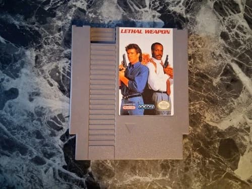 Lethal Weapon Nintendo NES Authentic Tested Contacts Cleaned