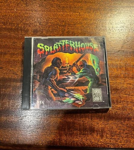 Splatterhouse for Turbo Grafx 16 Complete In Case Great Shape TurboGrafx