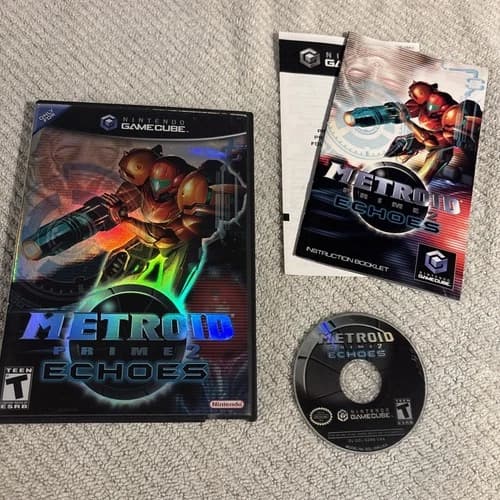 Metroid Prime 2: Echoes (Nintendo GameCube, 2004) [CIB] Black Label Tested