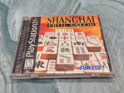 Shanghai True Valor PS1 Sony PlayStation Complete With Manual (Tested)