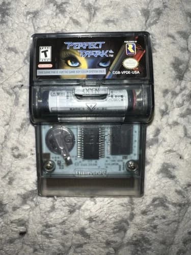 Perfect Dark - Game Boy Color Rumble Cartridge/Tested And Works
