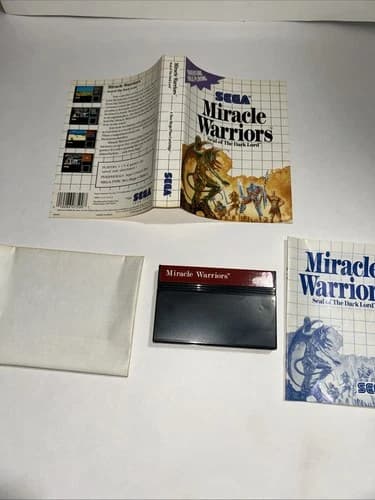 Miracle Warriors: Seal of the Dark Lord (Sega Master, 1988) complete