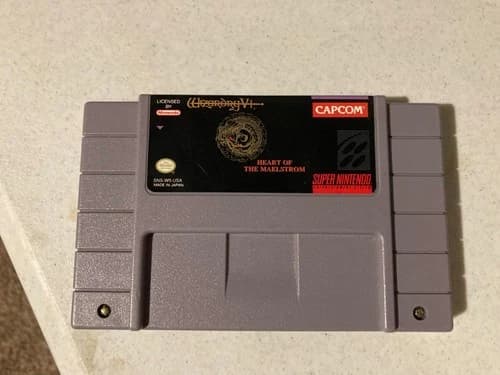 Wizardry V Heart of the Maelstrom SNES Super Nintendo Tested Working