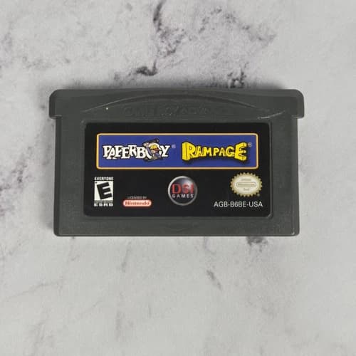 Paperboy/Rampage (Nintendo Game Boy Advance, 2005) Cartridge Only Tested Works