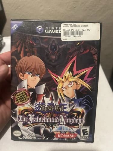 Yu-Gi-Oh The Falsebound Kingdom - Nintendo GameCube (2003) CIB No Cards