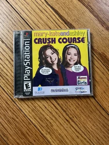 Mary-Kate and Ashley: Crush Course (Sony PlayStation 1, 2001) PS1 CIB