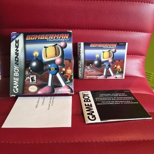 Bomberman Tournament Box And Manual Inserts Only (Nintendo Game Boy Advance)