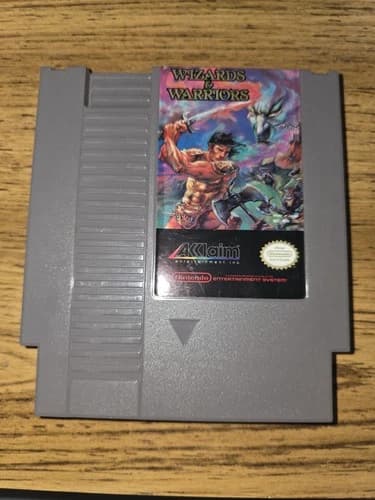 Wizards and Warriors Nintendo NES Game Cartridge Only Tested Cleaned and Working