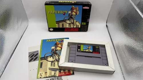 Paperboy 2 (Super Nintendo Entertainment System, 1991) SNES complete CIB manual