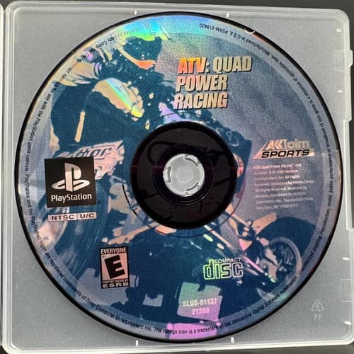 ATV: Quad Power Racing (Sony PlayStation 1 PS1) *GAME DISC ONLY - TESTED*