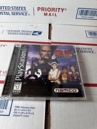 Tekken 2 Playstation 1/PS1 BLACK LABEL- CIB - TESTED/WORKING