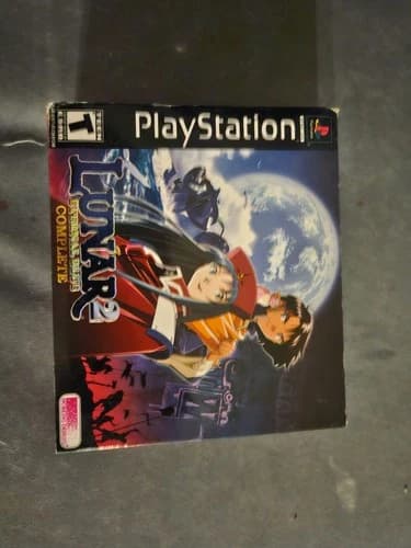 Lunar 2: Eternal Blue Complete (PlayStation 1, 2000) CIB!