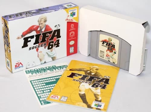 FIFA Soccer 64 N64 Nintendo 64 Complete CIB! Great Condition w/ Reg Card! NICE!