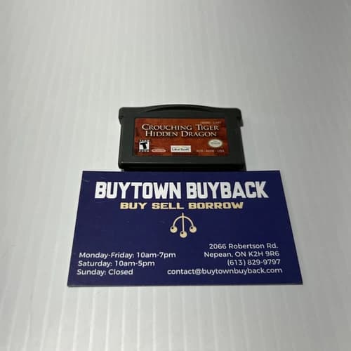Crouching Tiger, Hidden Dragon (Gameboy Advance, 2000) Cartridge Only