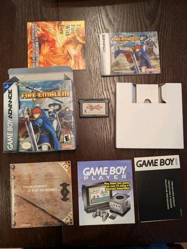 Fire Emblem for Game Boy Advance Complete with Box, Manual, and Inserts