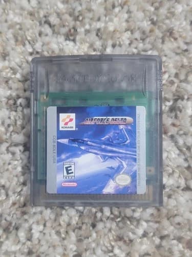 Airforce Delta Gameboy Color Nintendo Game Cart Deadly Skies Retro