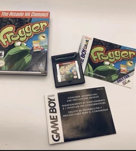 Frogger (Nintendo Game Boy Color) Complete