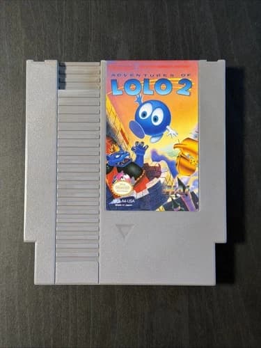 Adventures of Lolo 2 (Nintendo Entertainment System, 1990) Tested - Clean!