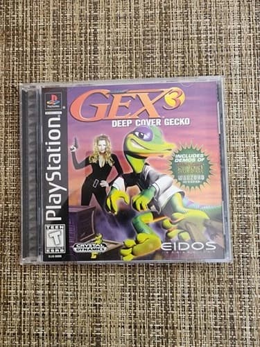 Gex 3 Deep Cover Gecko (PlayStation 1 PS1) Complete w/Reg Card Pre-Owned GC