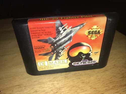 MiG-29 Fighter Pilot (Sega Genesis, 1993) Working Game Only Free Shipping