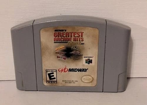 VTG Nintendo 64 N64 Midway's Greatest Arcade Hits Vol 1 *Authentic*~ Tested~L@@K