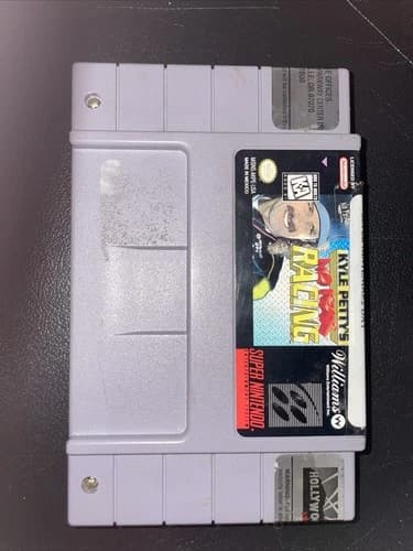 Kyle Petty's No Fear Racing SNES Tested Cartridge