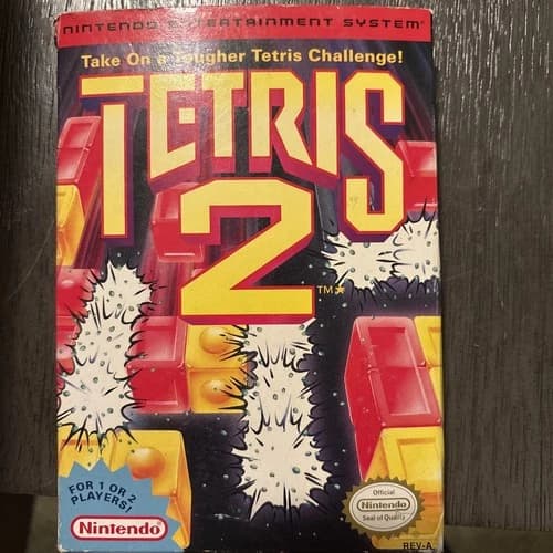 Nintendo NES Tetris 2 Complete CIB
