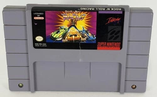 ROCK N' ROLL RACING - SUPER NINTENDO SNES - CART ONLY *TESTED & WORKING*
