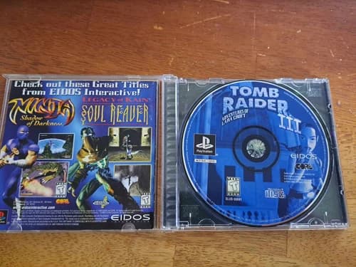 Tomb Raider 3 III: Adventures of Lara Croft (PlayStation 1) PS1 Complete CIB